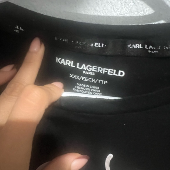 Karl Lagerfeld Tshirt Size XXS - Picture 5 of 7